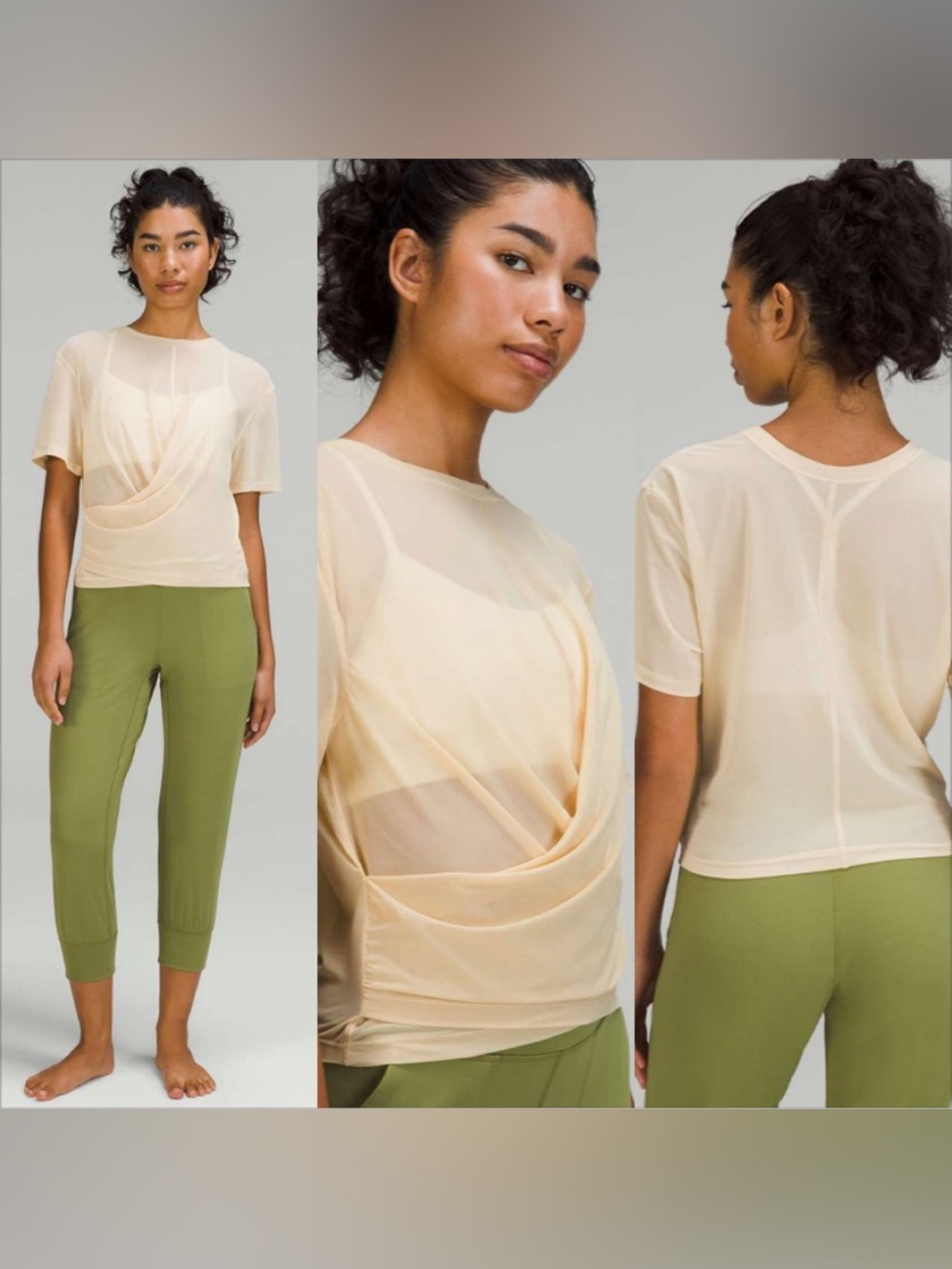 Lululemon Lightweight Mesh Reversible Yoga T-Shirt